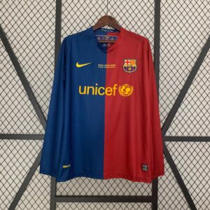 Retro long sleeves Barcelona 08_09 Champions League home