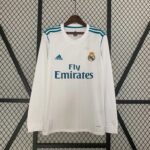 Retro Long Sleeve Real Madrid 17_18 Home