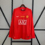 Retro long sleeve M-U 07_08 Champions League version home
